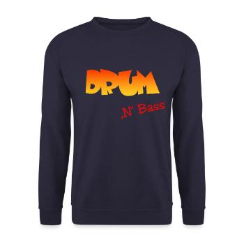 Drum n Bass - Unisex Pullover - Navy - Vorne - Alina (178cm) & Michal (187cm)