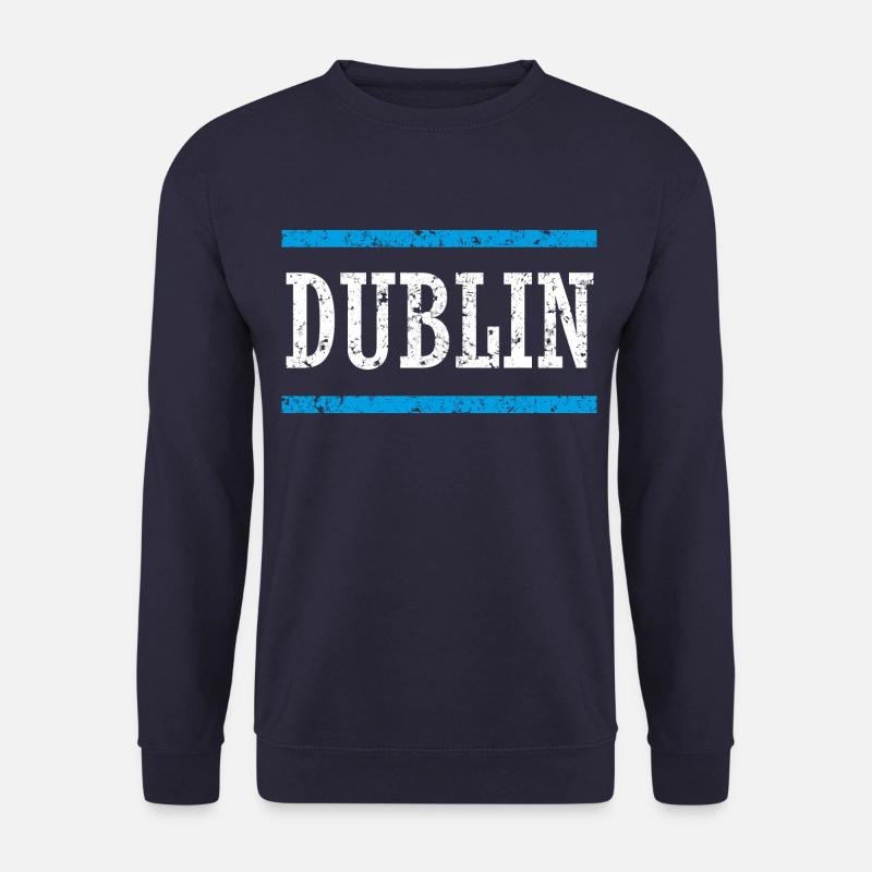 Dublin lettering - Unisex Sweatshirt - navy