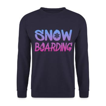 Snowboard - Unisex Pullover - Navy - Vorne - Alina (178cm) & Michal (187cm)