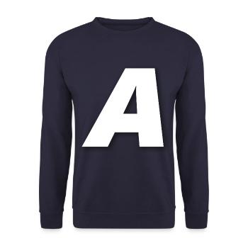 A - Sweat-shirt Unisexe - marine - Devant - Alina (178cm) & Michal (187cm)