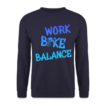 Biken - Unisex Pullover - Navy - Vorne - Alina (178cm) & Michal (187cm)