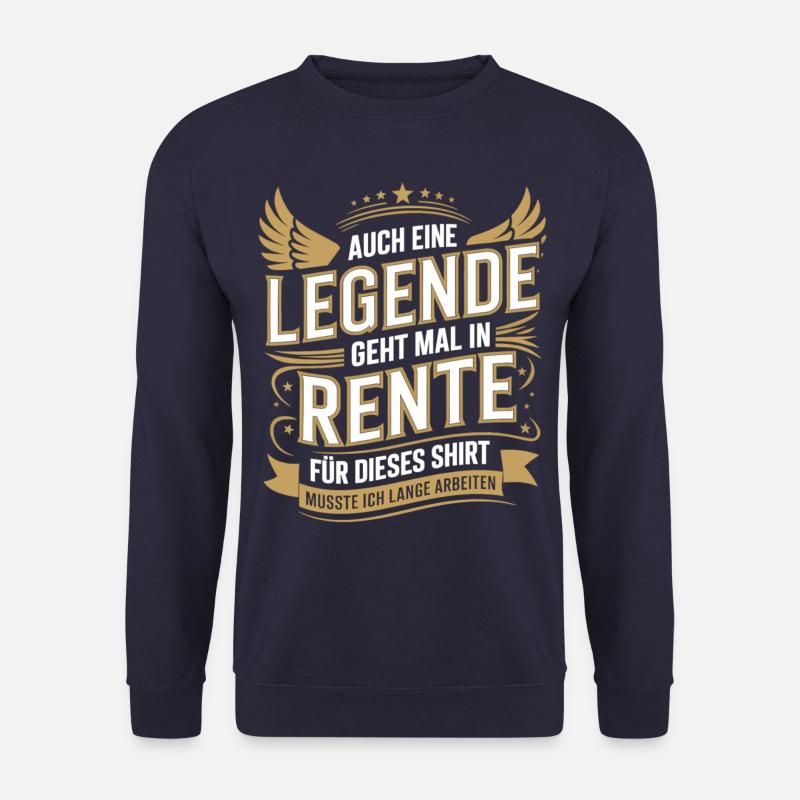 Even a legend retires - Unisex Sweatshirt - navy