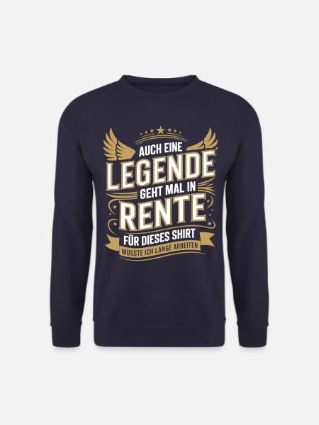 Even a legend retires - Unisex Sweatshirt - navy