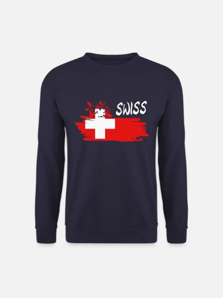 Swiss Schweiz - Unisex Pullover - Navy