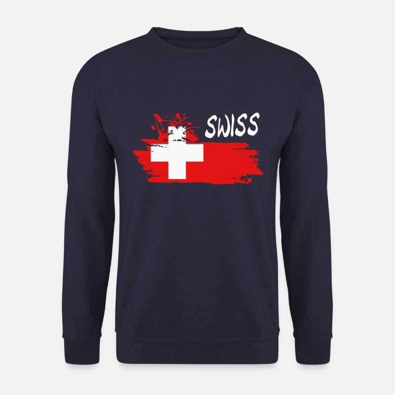 Swiss Schweiz - Unisex Pullover - Navy