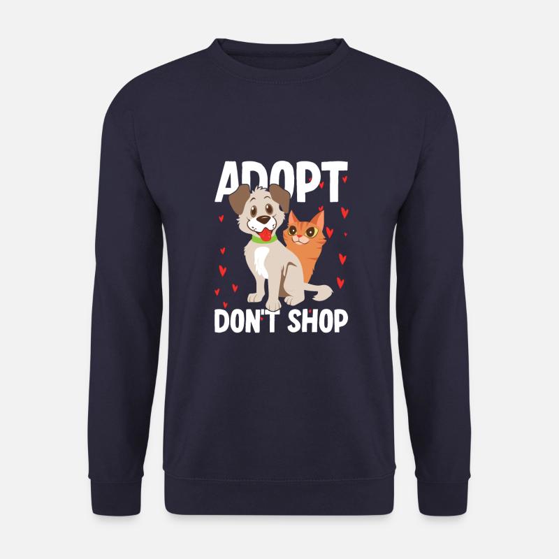 Adopt Don't Shop - Unisex Pullover - Navy