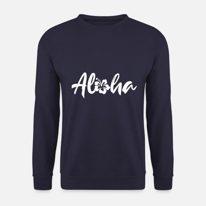Hawaii Waikiki - Unisex Pullover - Navy