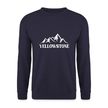 Yellowstone - Unisex Sweatshirt - navy - Front - Alina (178cm) & Michal (187cm)