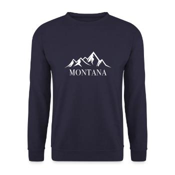 Montana - Unisex Pullover - Navy - Vorne - Alina (178cm) & Michal (187cm)