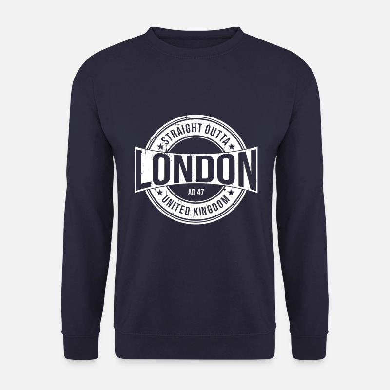 London - Unisex Pullover - Navy