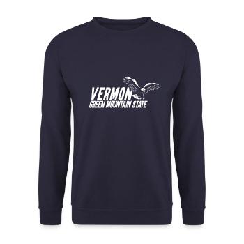 Vermont - Unisex Pullover - Navy - Vorne - Alina (178cm) & Michal (187cm)