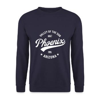 Phoenix Arizona - Unisex Pullover - Navy - Vorne - Alina (178cm) & Michal (187cm)