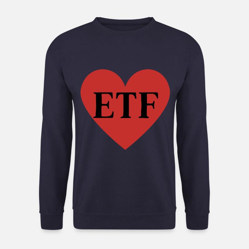 ETF Herz - Unisex Pullover - Navy