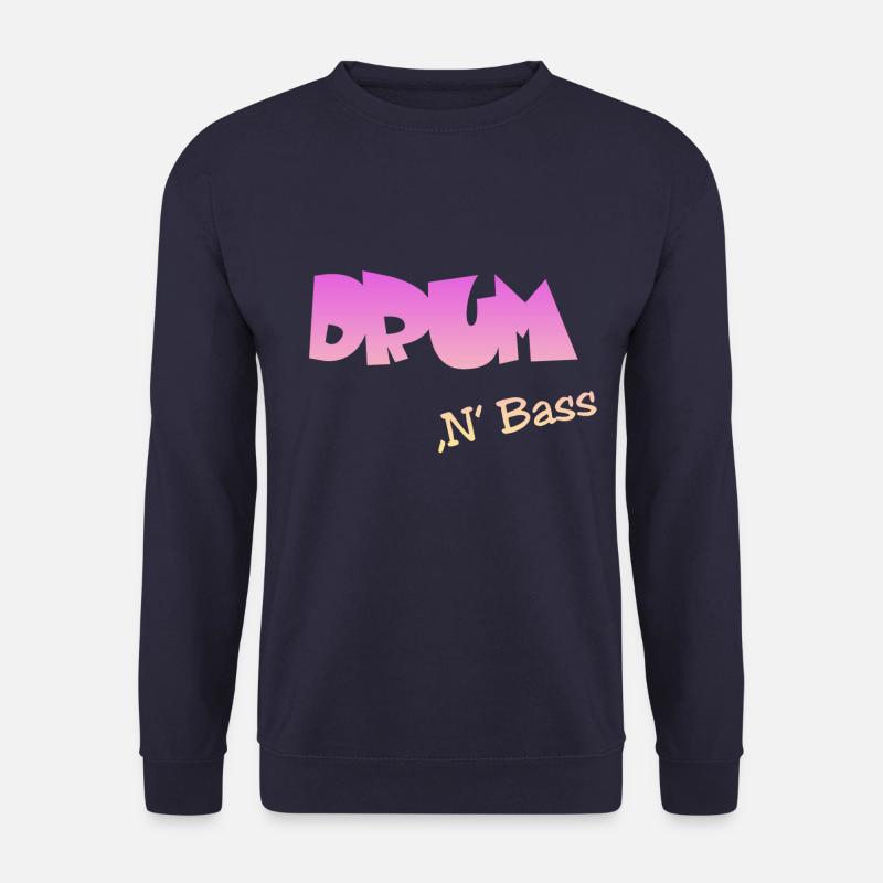 Drum n Bass, Techno, Minimal - Unisex Pullover - Navy