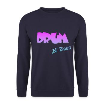 Drum n Bass, Techno, Minimal - Unisex Pullover - Navy - Vorne - Alina (178cm) & Michal (187cm)