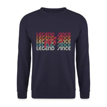 Legend Since 1983 - Unisex Pullover - Navy - Vorne - Alina (178cm) & Michal (187cm)