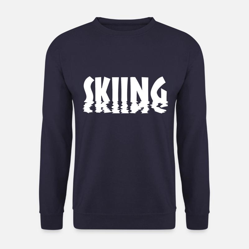 skiing - Unisex Pullover - Navy