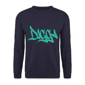 Digga - Unisex Pullover - Navy - Vorne - Alina (178cm) & Michal (187cm)