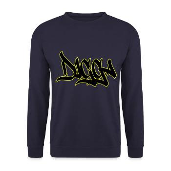 Digga - Unisex Pullover - Navy - Vorne - Alina (178cm) & Michal (187cm)