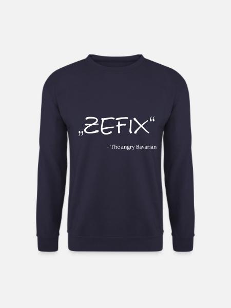 Bayern Bayerisch Bavaria Zefix - Unisex Pullover - Navy