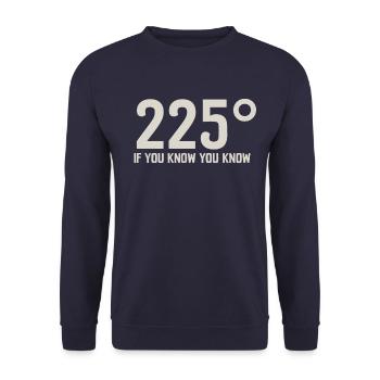 Grill Grillen Griller BBQ Barbecue - Unisex Pullover - Navy - Vorne - Alina (178cm) & Michal (187cm)