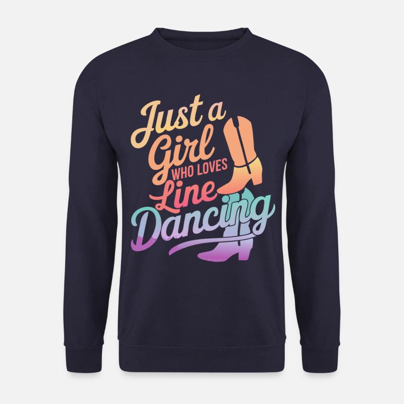 Line Dancing Dancing Dancers - Unisex Sweatshirt - navy