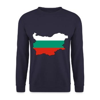 Bulgarie - Sweat-shirt Unisexe - marine - Devant - Alina (178cm) & Michal (187cm)