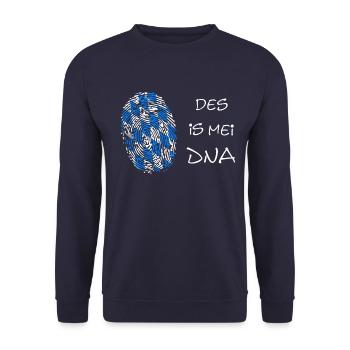 Bayern DNA Bavaria - Unisex Pullover - Navy - Vorne - Alina (178cm) & Michal (187cm)