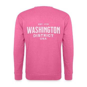 Distrikt Washington, Vereinigte Staaten von Amerika - Unisex Pullover - Pink - Hinten
