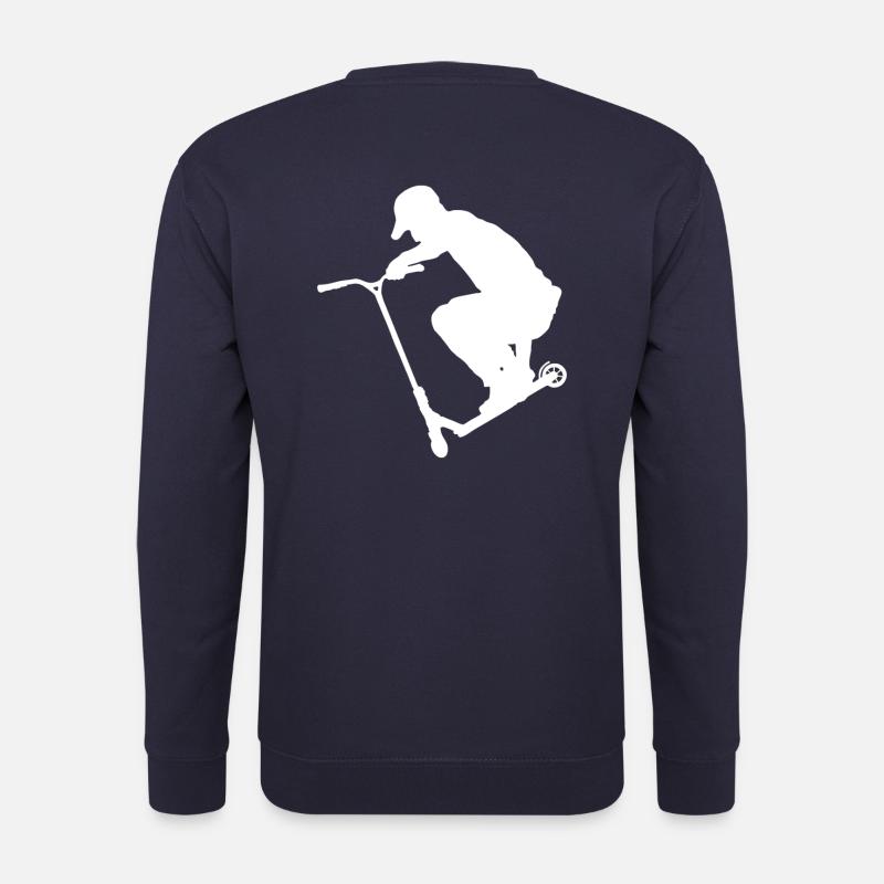 DECK GRAB freestyle scooter - Unisex Sweatshirt - navy