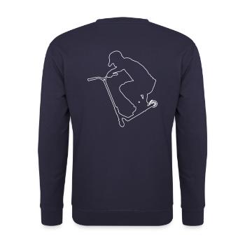 Deckgrab 4 - Sweat-shirt Unisexe - marine - Dos - Michal (187cm)