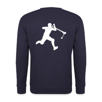 Kickless 2 - Sweat-shirt Unisexe - marine - Dos - Michal (187cm)