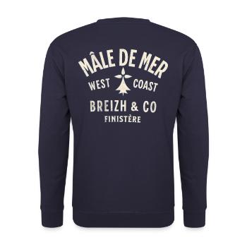 Meer Male Breizh Co 2 - Unisex Pullover - Navy - Hinten - Michal (187cm)
