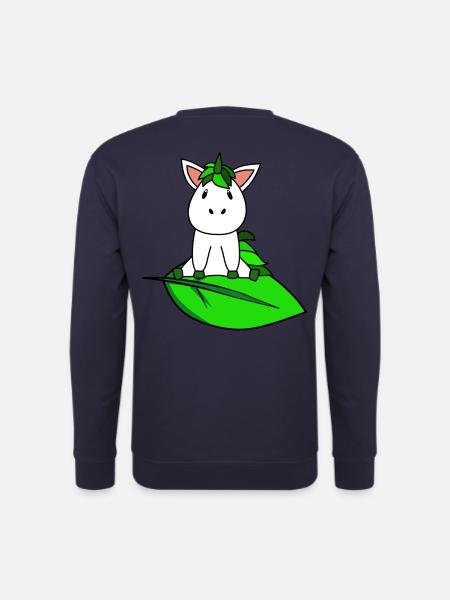 Bio Öko Einhorn - Unisex Pullover - Navy