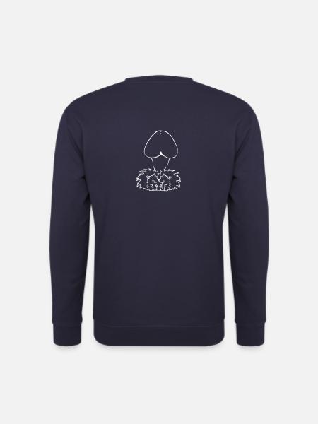 Igel unterm Pilz - Unisex Pullover - Navy