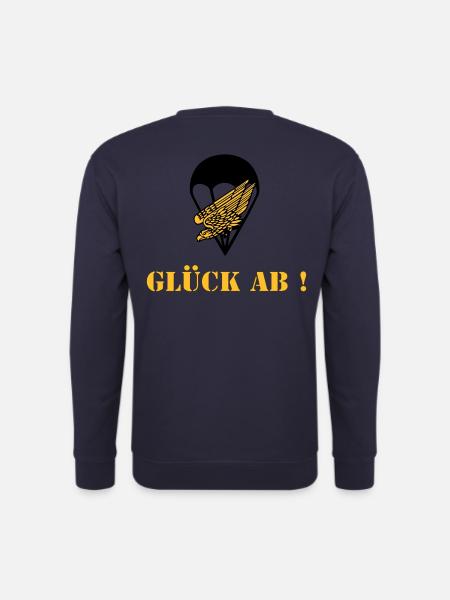 Glück ab Fallschirmjäger - Unisex Pullover - Navy