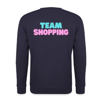 Team Shopping - Sweat-shirt Unisexe - marine - Dos - Michal (187cm)