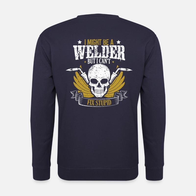 Welder - welding expert - Unisex Sweatshirt - navy