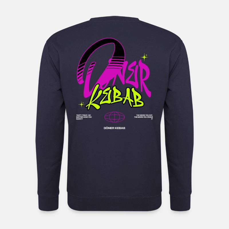 Döner Kebab Design - Unisex Sweatshirt - navy