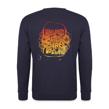 retro, hawaii summer - Sweat-shirt Unisexe - marine - Dos - Michal (187cm)