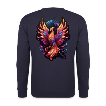 Phénix - Sweat-shirt Unisexe - marine - Dos - Michal (187cm)