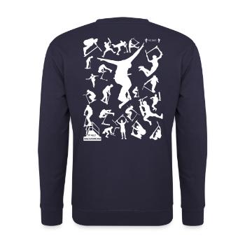 All stars 2 - Sweat-shirt Unisexe - marine - Dos - Michal (187cm)