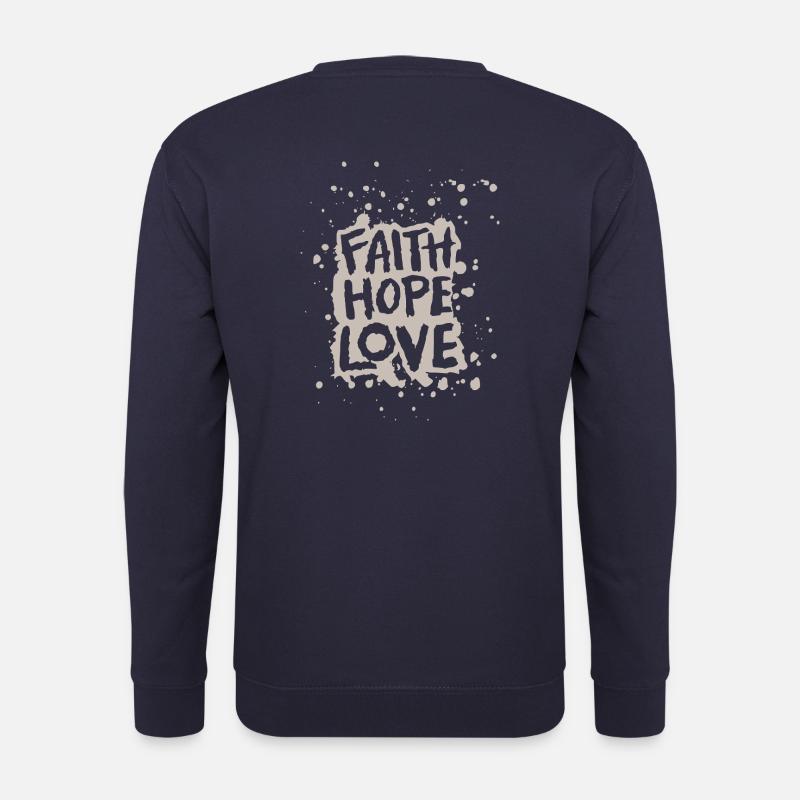 Glaube Hoffnung Liebe - Unisex Pullover - Navy