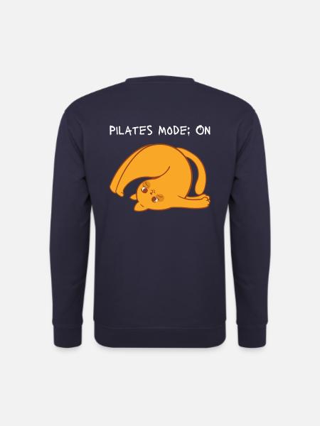 PILATES MODE : ON - Sweat-shirt Unisexe - marine
