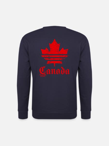 Kanada Flagge - Unisex Pullover - Navy