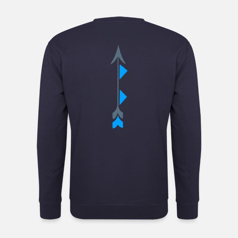 Flèche d'arc dessin traditionnel - Sweat-shirt Unisexe - marine