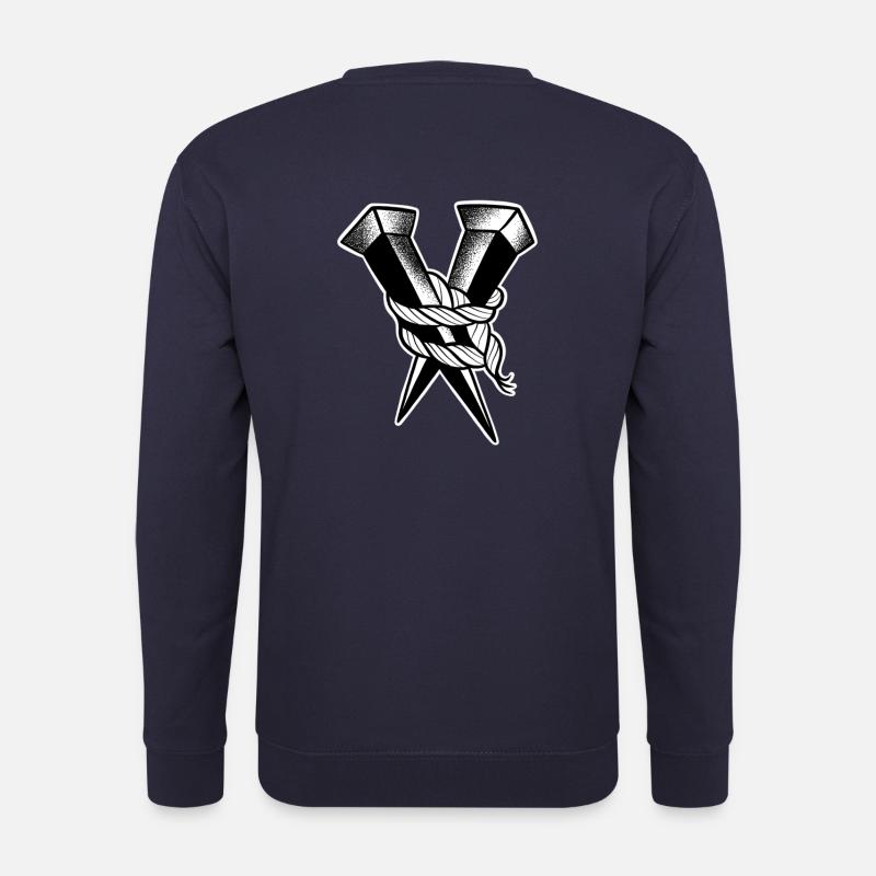 Double nail old school - Unisex Sweatshirt - navy