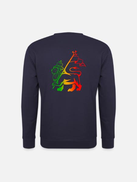 Rasta lion - Unisex Sweatshirt - navy