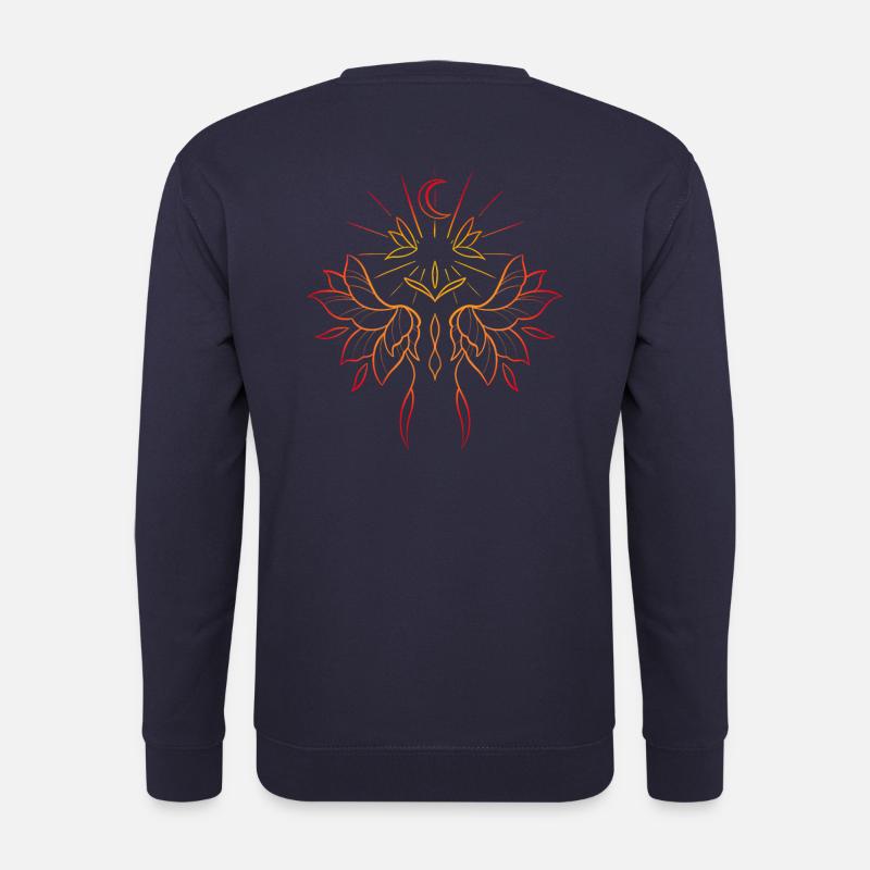 Composition ornementale coloré - Sweat-shirt Unisexe - marine
