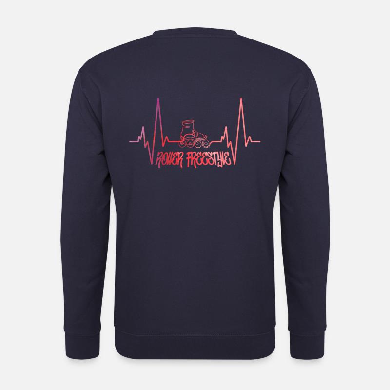 Roller Freestyle Herzschlag - Unisex Pullover - Navy